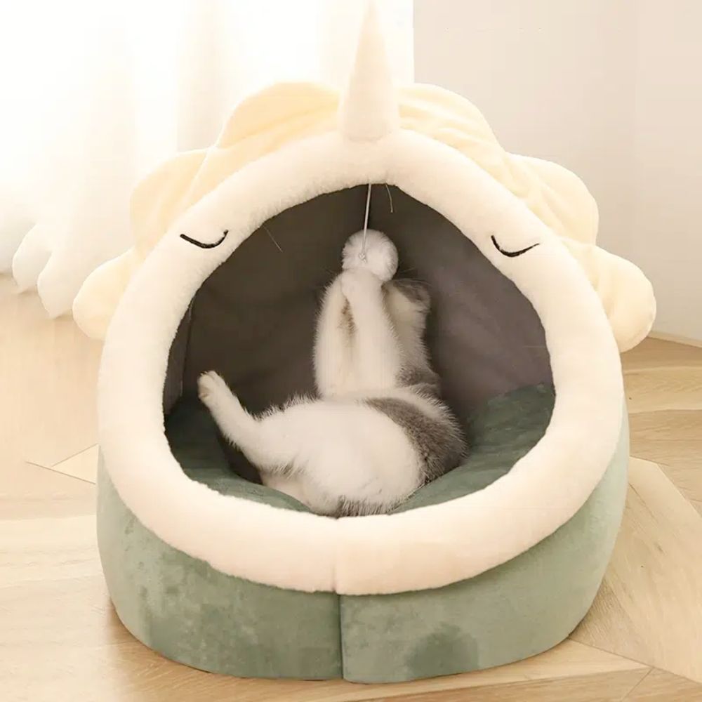 Adorable Dinosaur Pet House with Toy - Premium Beds & Blankets from Yellow Pandora - Just $28.14! Shop now at PETGS