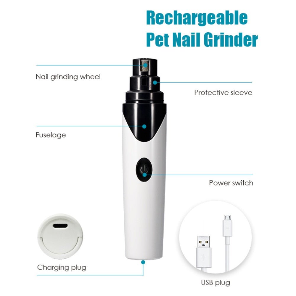 Auto Nail Grinders USB Charging Nail Clippers - Premium Bath & Beauty from Tan Aphrodite - Just $13.48! Shop now at PETGS