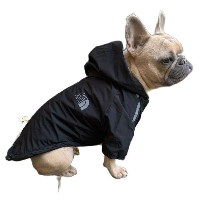 Autumn Winter Pet Dog Waterproof Warm Coat Cotton Hooded Jacket the Dog Face Small Dogs Cat Reflective Pet Clothes Winter Coat - PETGS