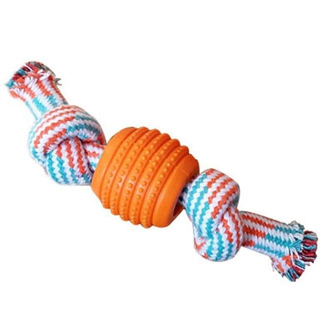 Bite Resistant Teething Rope Toy for Small and Medium Dogs - PETGS