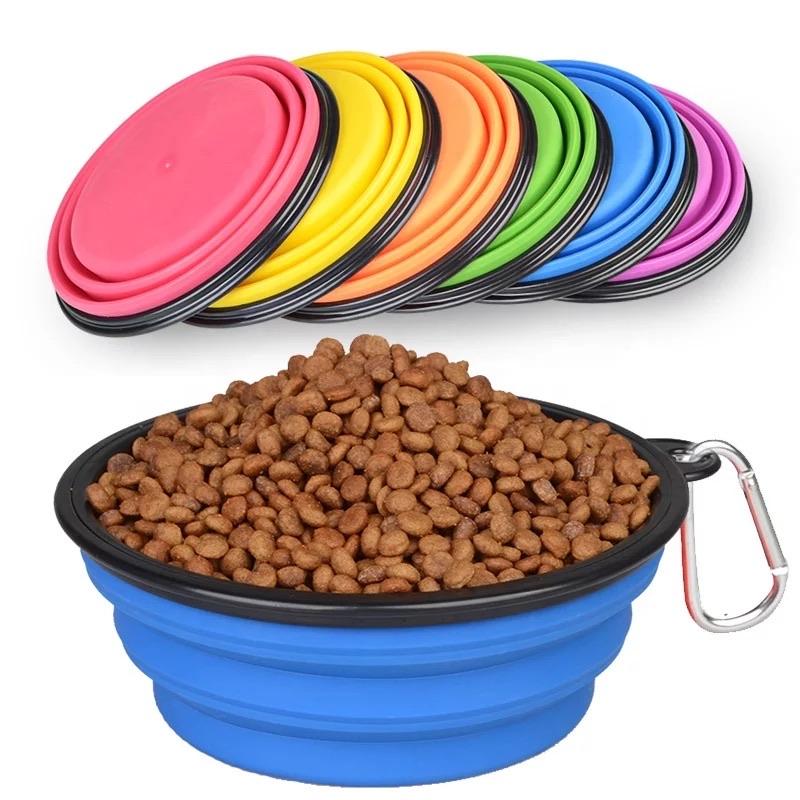 COLLAPSIBLE SILICONE TRAVEL PET BOWL - Premium Petcare from Teal Zeus - Just $11.42! Shop now at PETGS