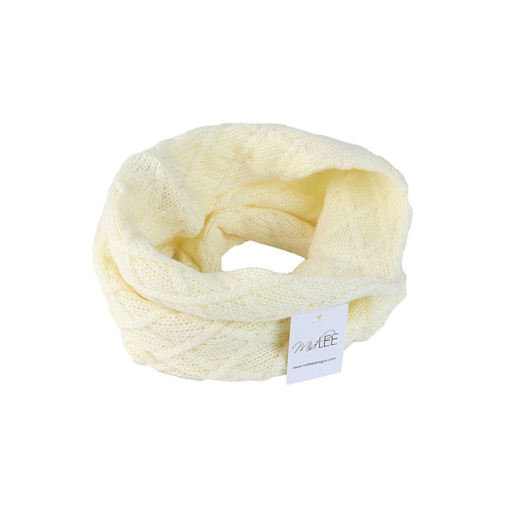 Cream Knit Infinity Scarf for Dogs - Premium  from PETGS - Just $15.99! Shop now at PETGS