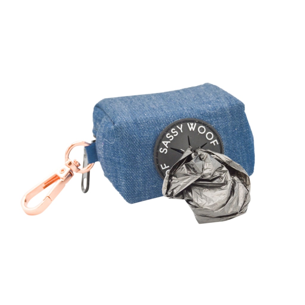 Denim' Dog Waste Bag Holder - Premium  from PETGS - Just $24.99! Shop now at PETGS