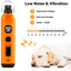 Dog Nail Grinder with 2 LED Light - New Version 2-Speed Powerful Electric Pet Nail Trimmer Professional Quiet Painless Paws Grooming & Smoothing for Small Medium Large Dogs and Cats (Orange) - PETGS