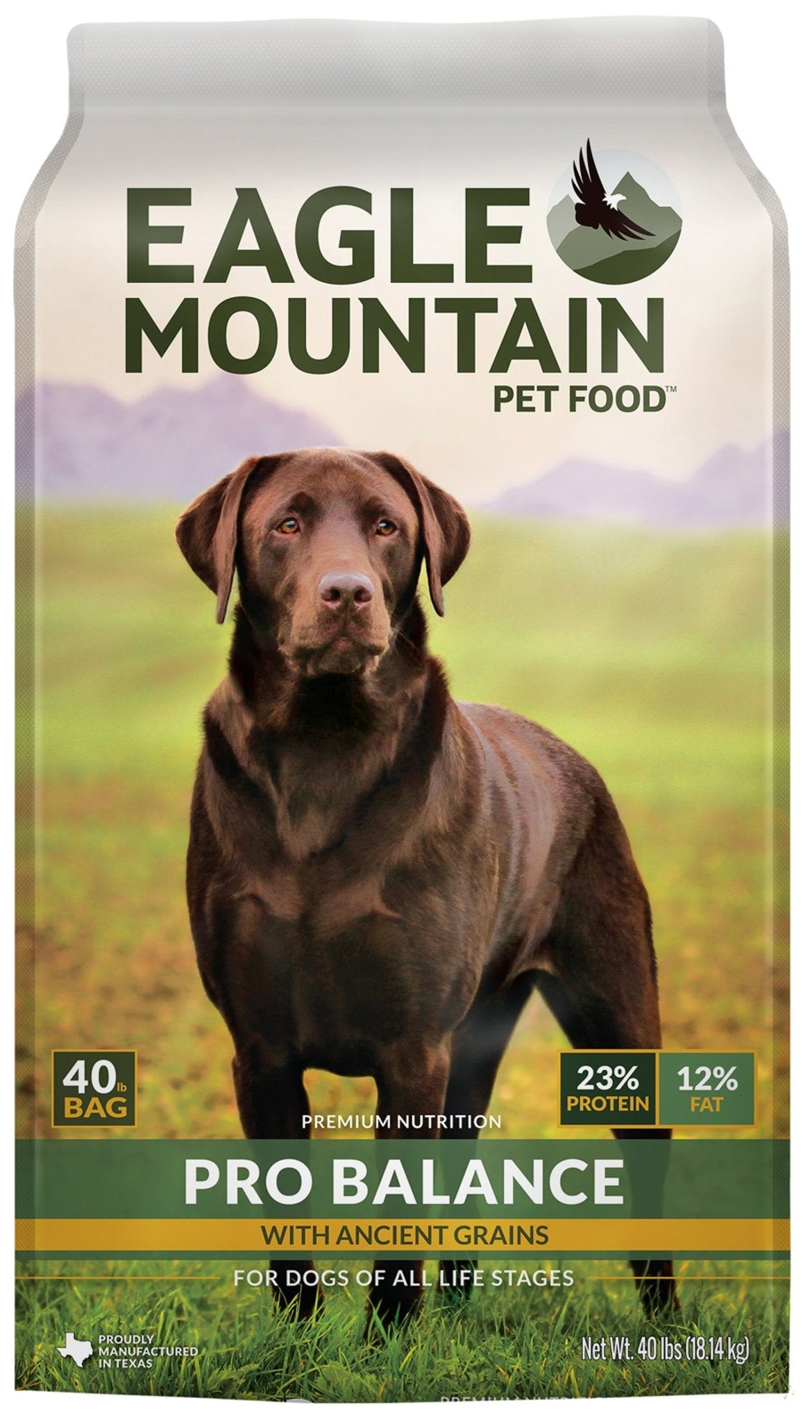 Eagle Mountain Pro Balance with Ancient Grains Dog Food 40 lb - Premium Petcare from Scarlet Themis - Just $63.19! Shop now at PETGS