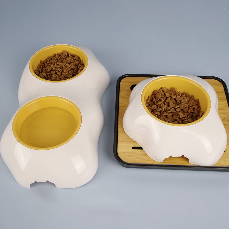 Egg-shaped Pet Bowl Drinking Water Single Bowl Double Bowl Dog Bowls - Premium Petcare from Maroon Simba - Just $8.50! Shop now at PETGS