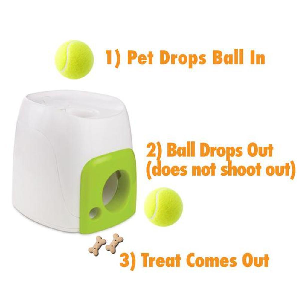 Fetch N Treat Dog Toy - Interactive Ball Roll and Reward Pet Play - - Premium Home & Garden from Ozdingo - Just $24.87! Shop now at PETGS