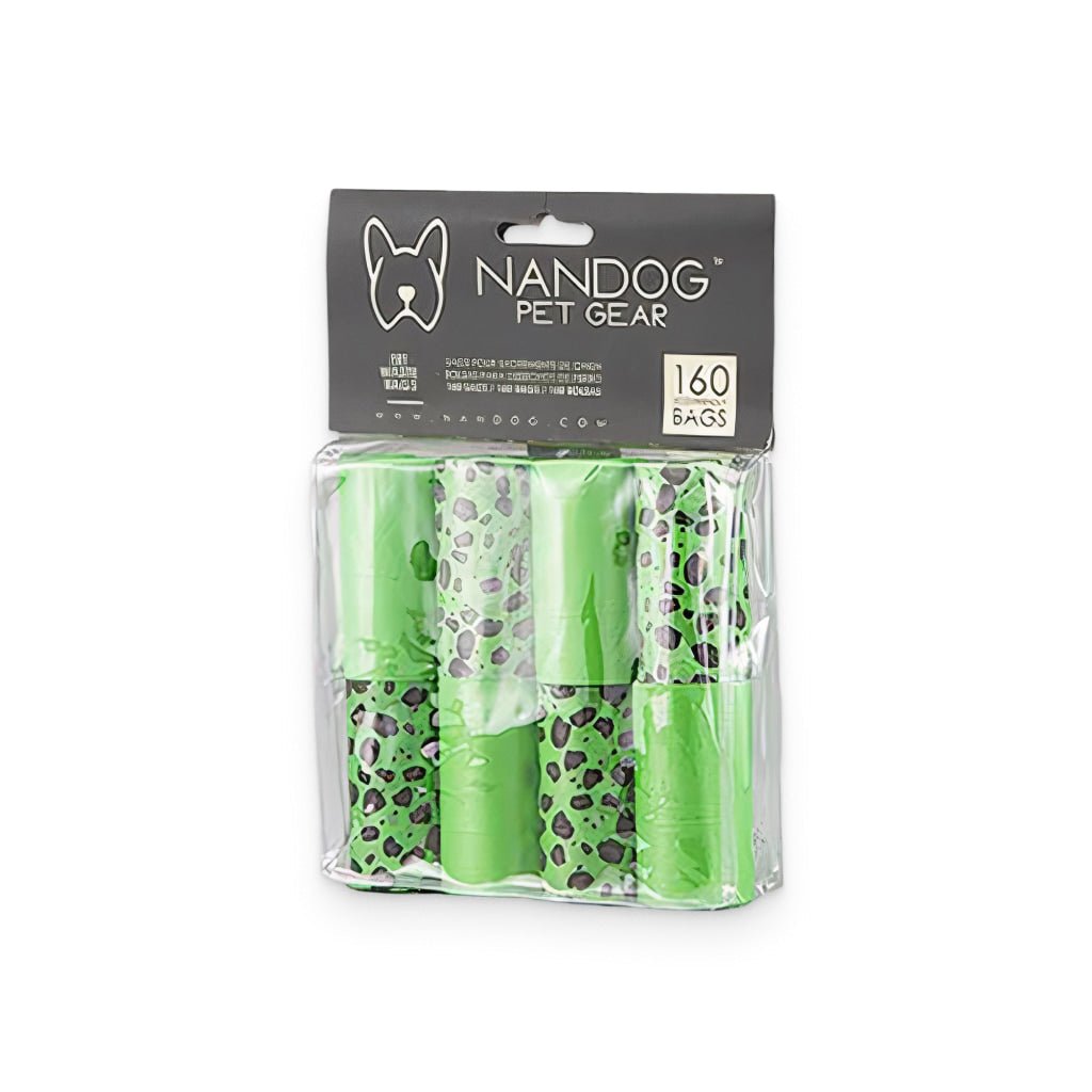 Green Leopard Poop Bags - Premium  from PETGS - Just $18.99! Shop now at PETGS