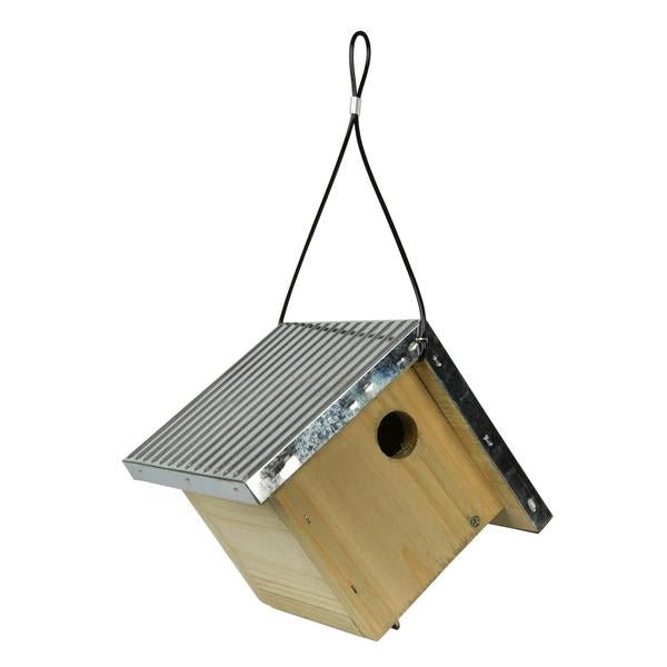 Natures Way Bird Products WWGH1 Galvanized Weathered Wren House - 8.25 - Premium Petcare from Rose Chloe - Just $27.49! Shop now at PETGS