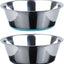 PEGGY11 Deep Stainless Steel Anti-Slip Dog Bowls, 2 Pack, 8 Cups - PETGS