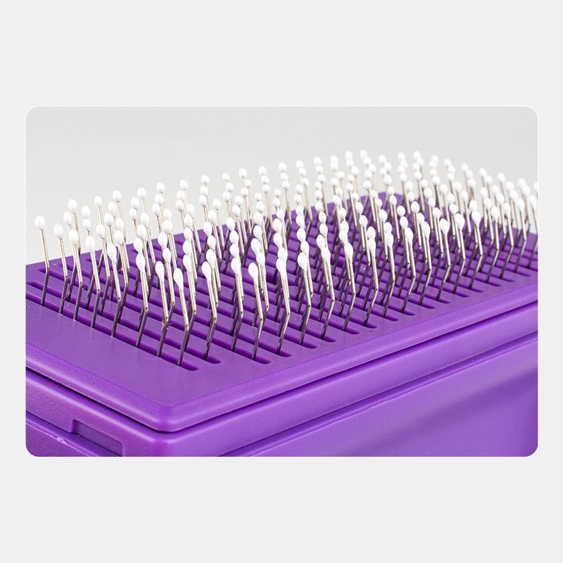 Pet Comb Automatic Hair Removal Comb Dog Self-cleaning Comb Cat and Dog Knotting Comb Pet Cleaning Supplies - PETGS