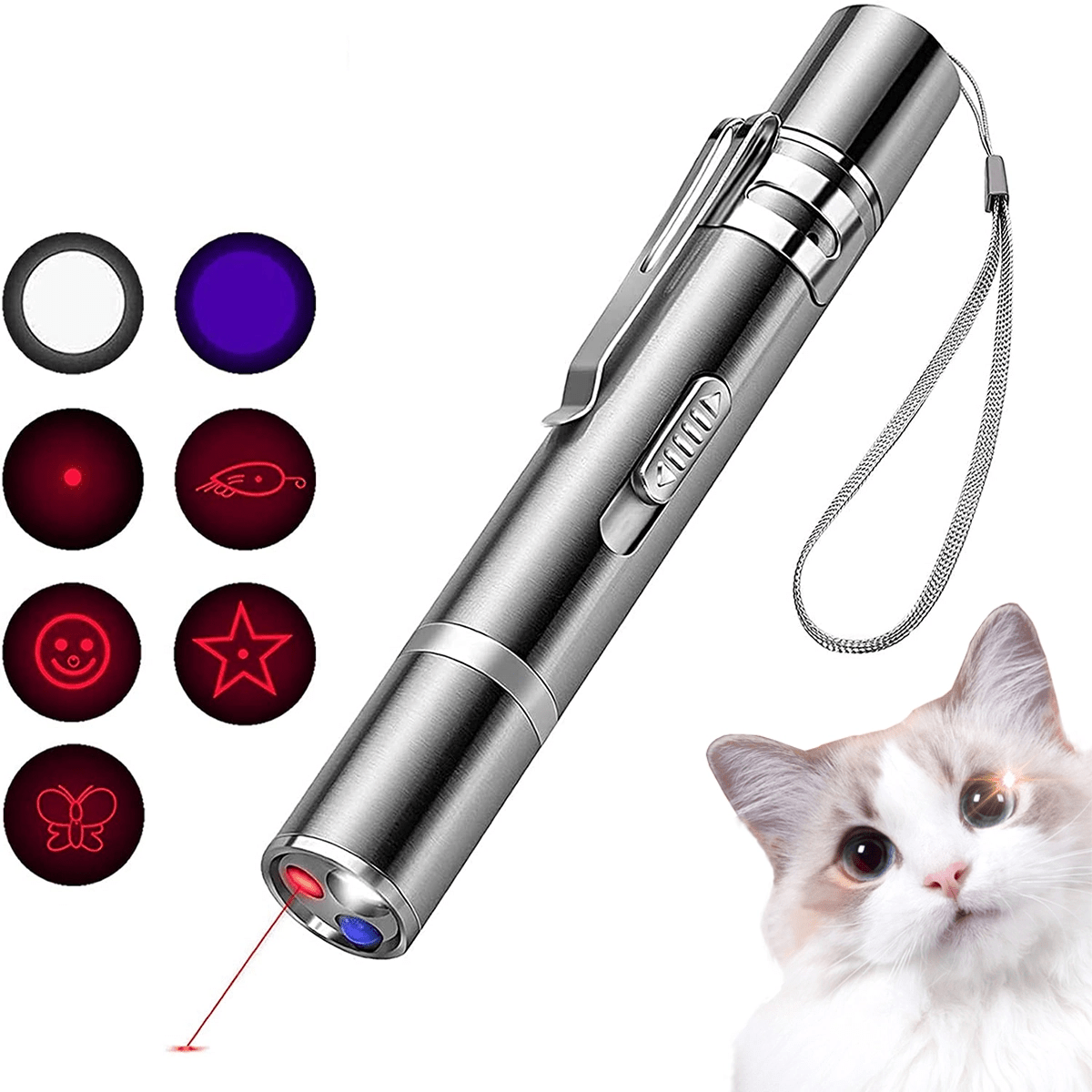 Pet Training Exercise Tool Cat Toys LED Pointer - Premium Pets from Lilac Milo - Just $7.70! Shop now at PETGS