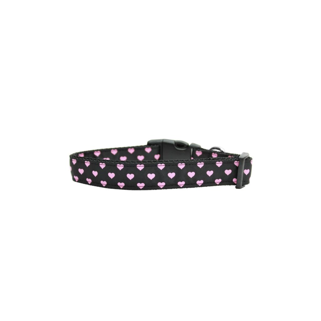 Pink and Black Dotty Hearts Collar - Premium  from PETGS - Just $15.19! Shop now at PETGS