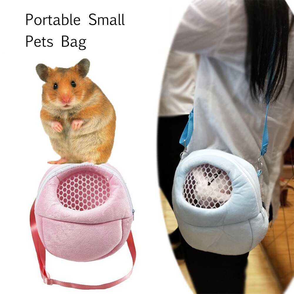 Portable Small Pets Bag Hedgehog Hamster - Premium Handbags from Grey Ismene - Just $8.16! Shop now at PETGS