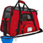 Premium Airline Approved Soft-Sided Pet Travel Carrier | Ideal for Small - Medium Sized Cats, Dogs, and Pets | Ventilated, Comfortable Design with Safety Features (Small, Red) - PETGS