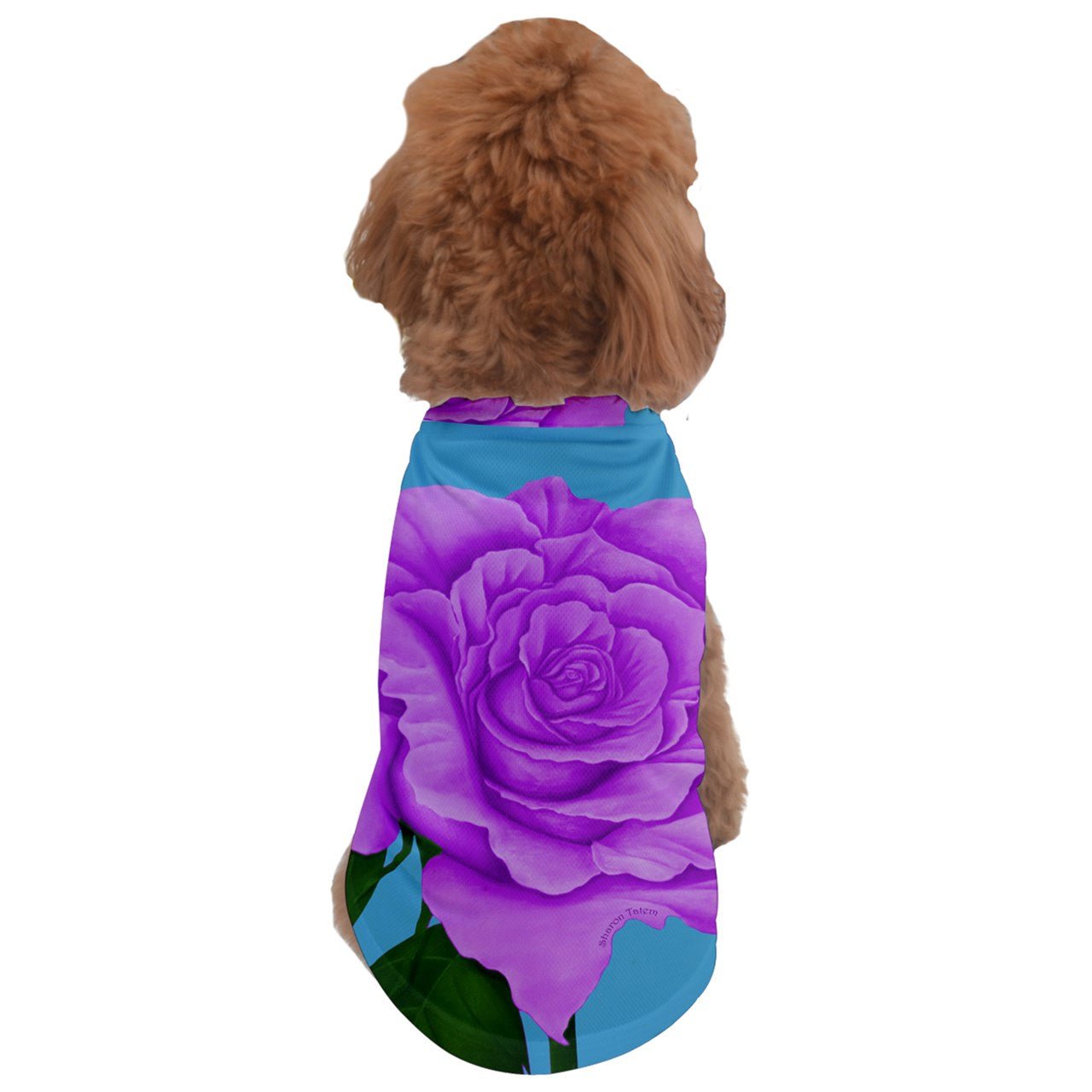 PurpleRoseSign Dog T-Shirt - Premium Dresses from Lavender Coco - Just $53.83! Shop now at PETGS