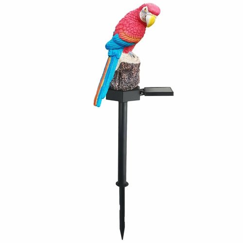 Solar Parrot light LED Outdoor Decor Lamp Parrot Sculpture Stake Lamp - Premium Lighting from Pink Iolaus - Just $14.06! Shop now at PETGS