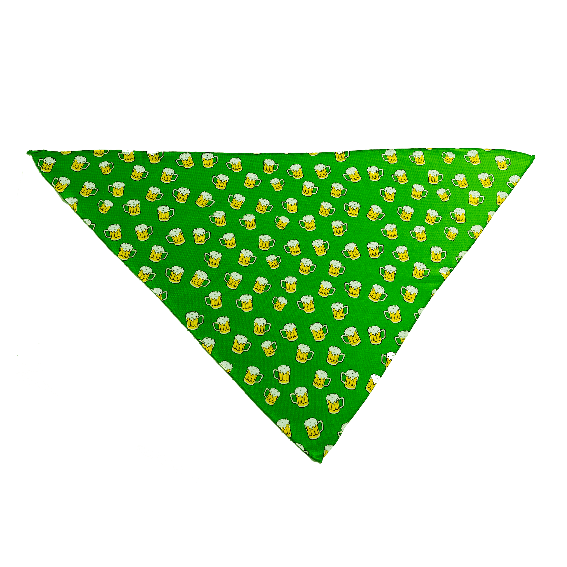 St. Patrick's Day Green Beer Tie On Dog Bandana - Premium Leashes, Collars & Petwear from Plum Semele - Just $9.33! Shop now at PETGS