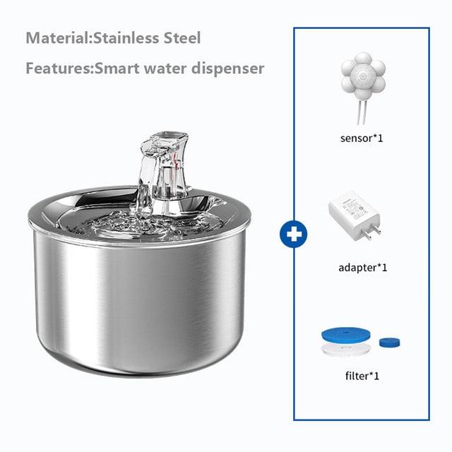 Stainless Steel Automatic Cats Fountain - PETGS